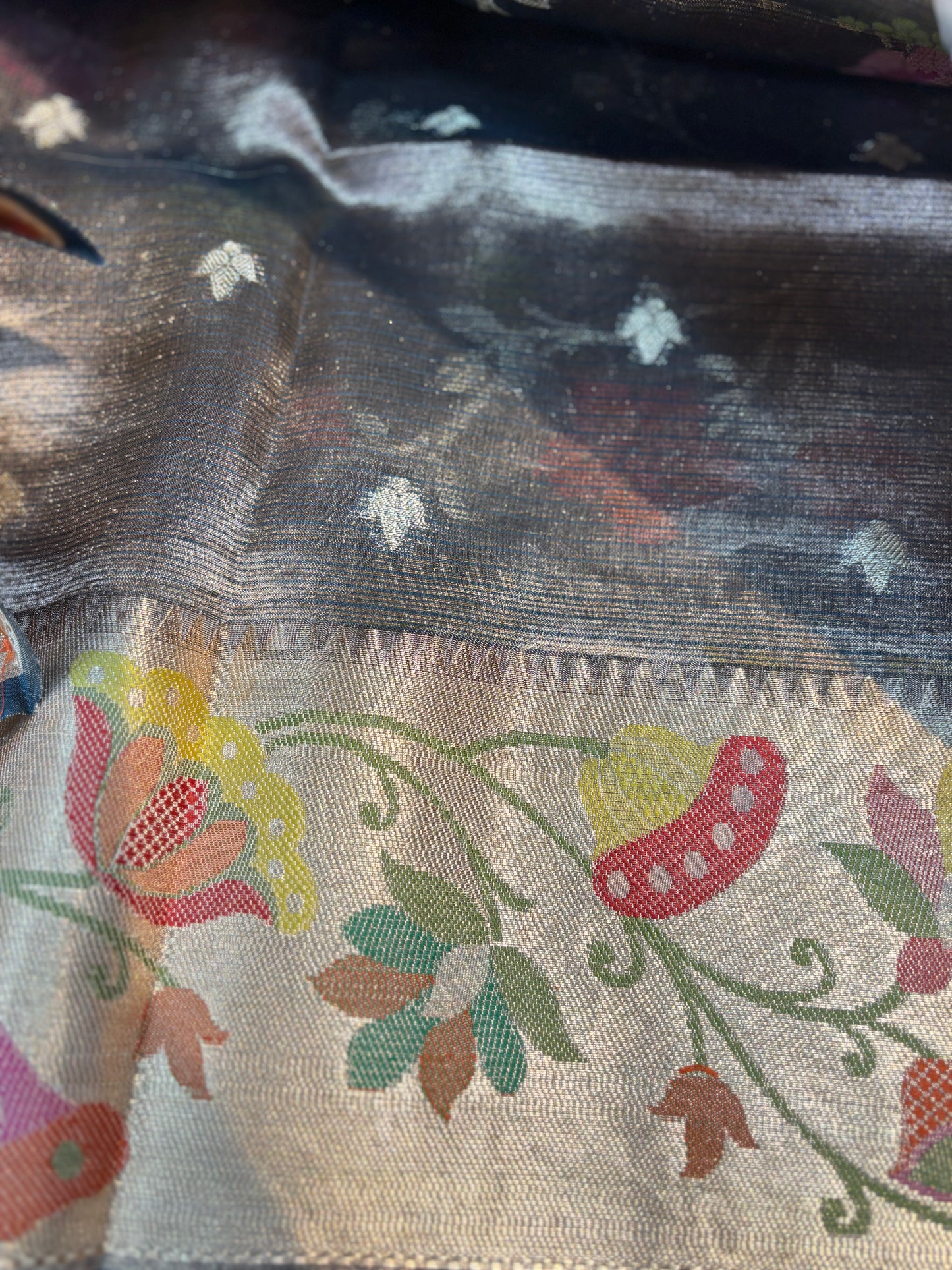 Pure Tissue Kota Paithini Banarasi Handloom Saree