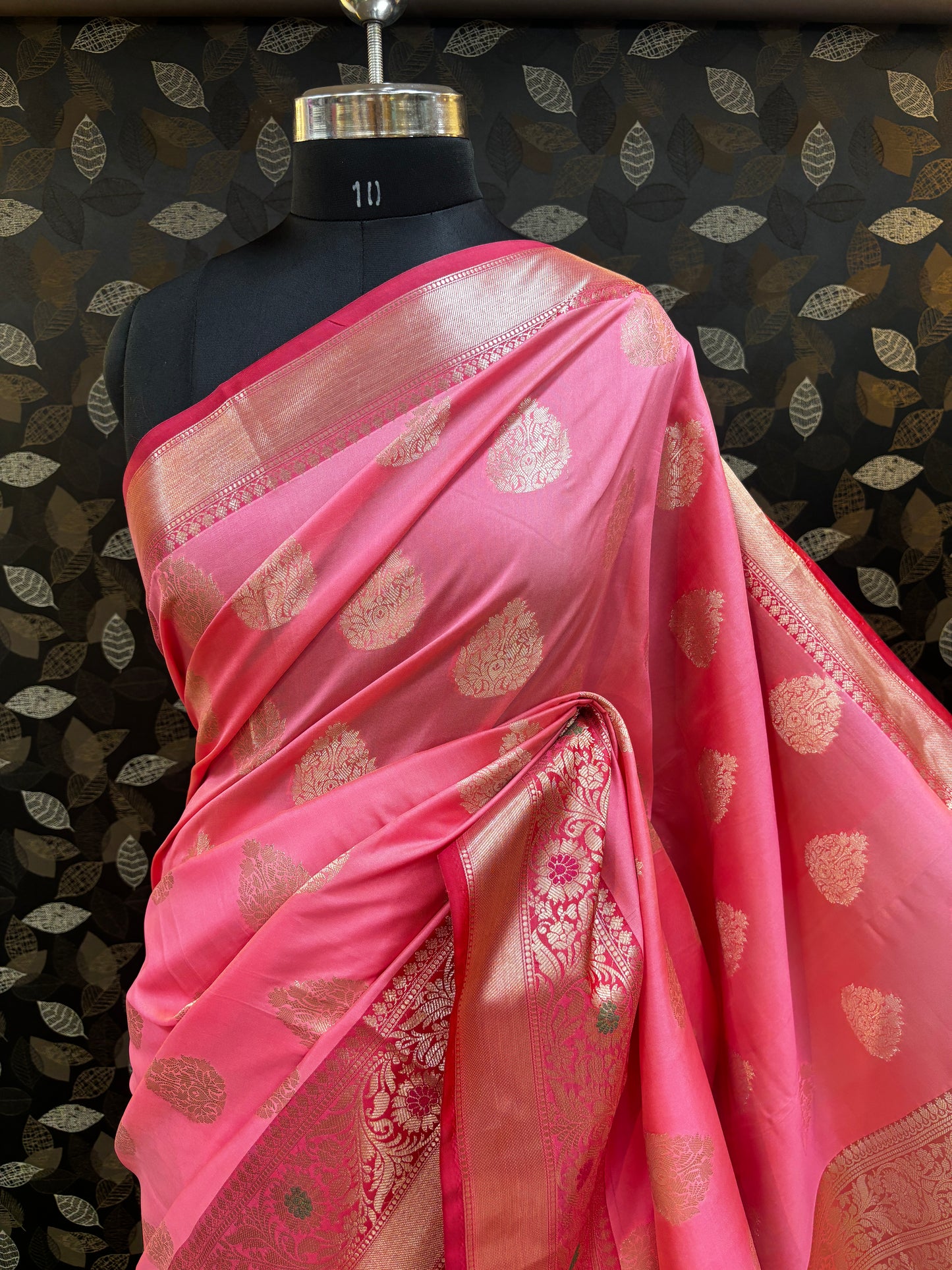 Pinky Semi Katan Banarasi Saree - Rungkaat