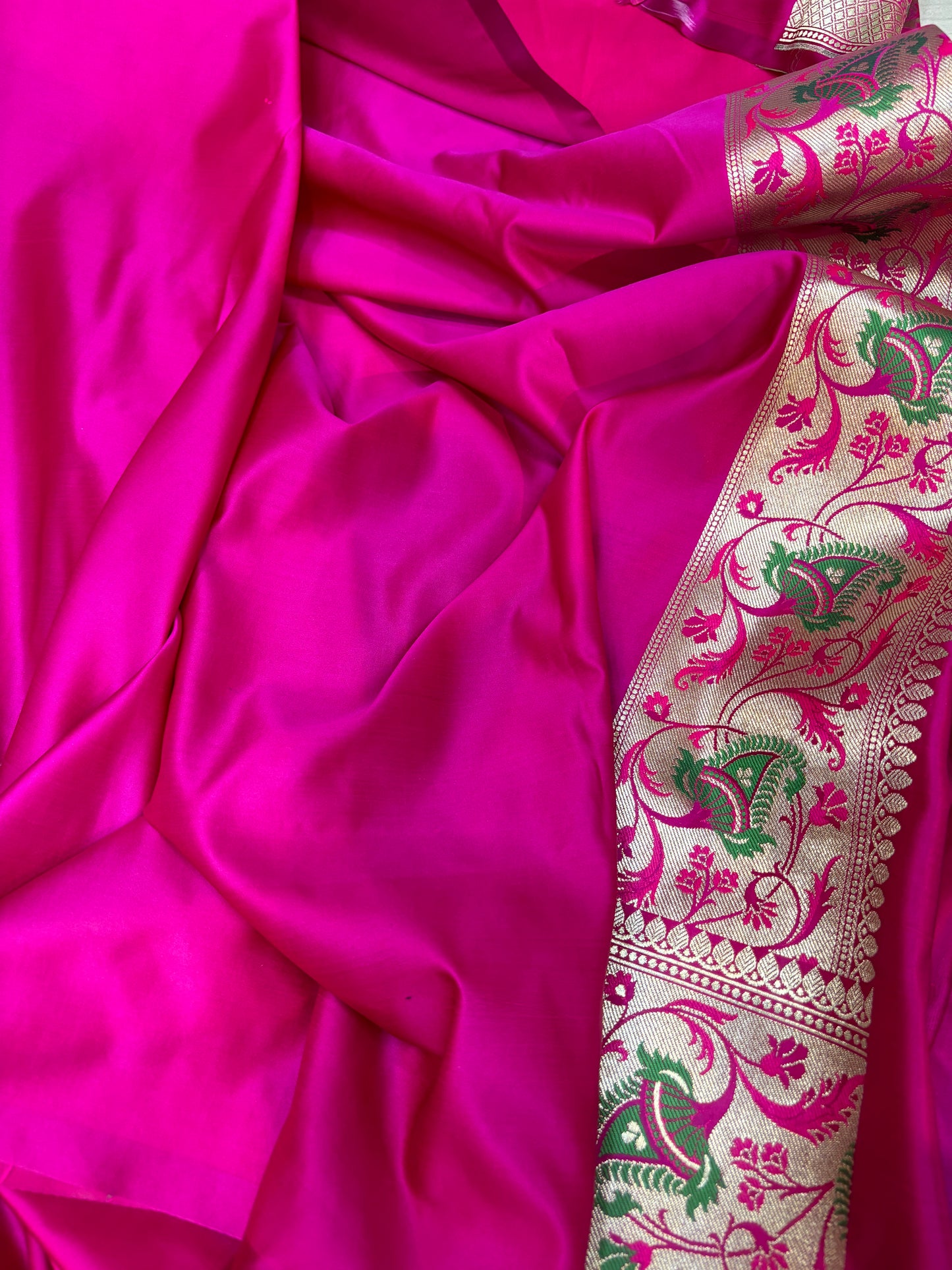 Blue Semi Katn Silk Saree - Rungkaat