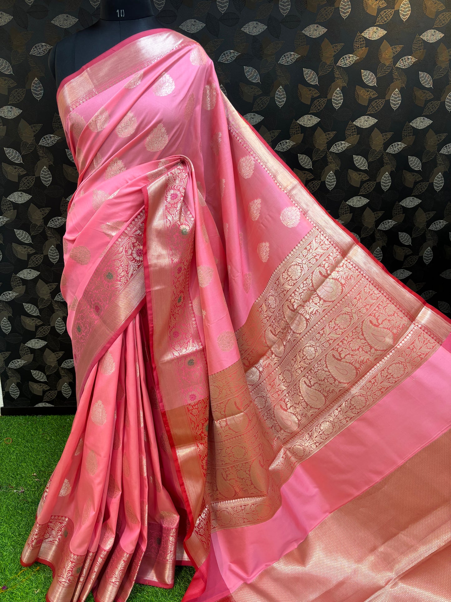 Pinky Semi Katan Banarasi Saree