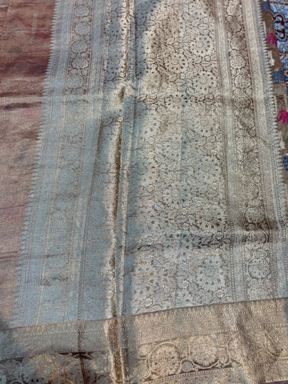 Trending Premium Pure Tissue Kota Paithini Banarasi Handloom Saree