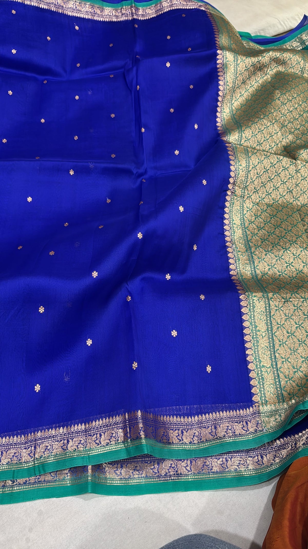 Pure kora silk Designer Banarasi Handloom Saree 