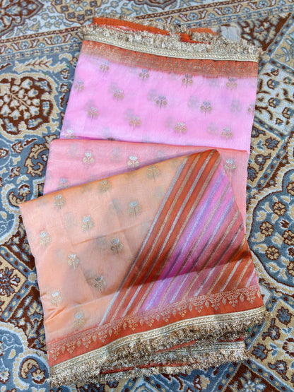 Pure Kora Rungkaat With Border Laces