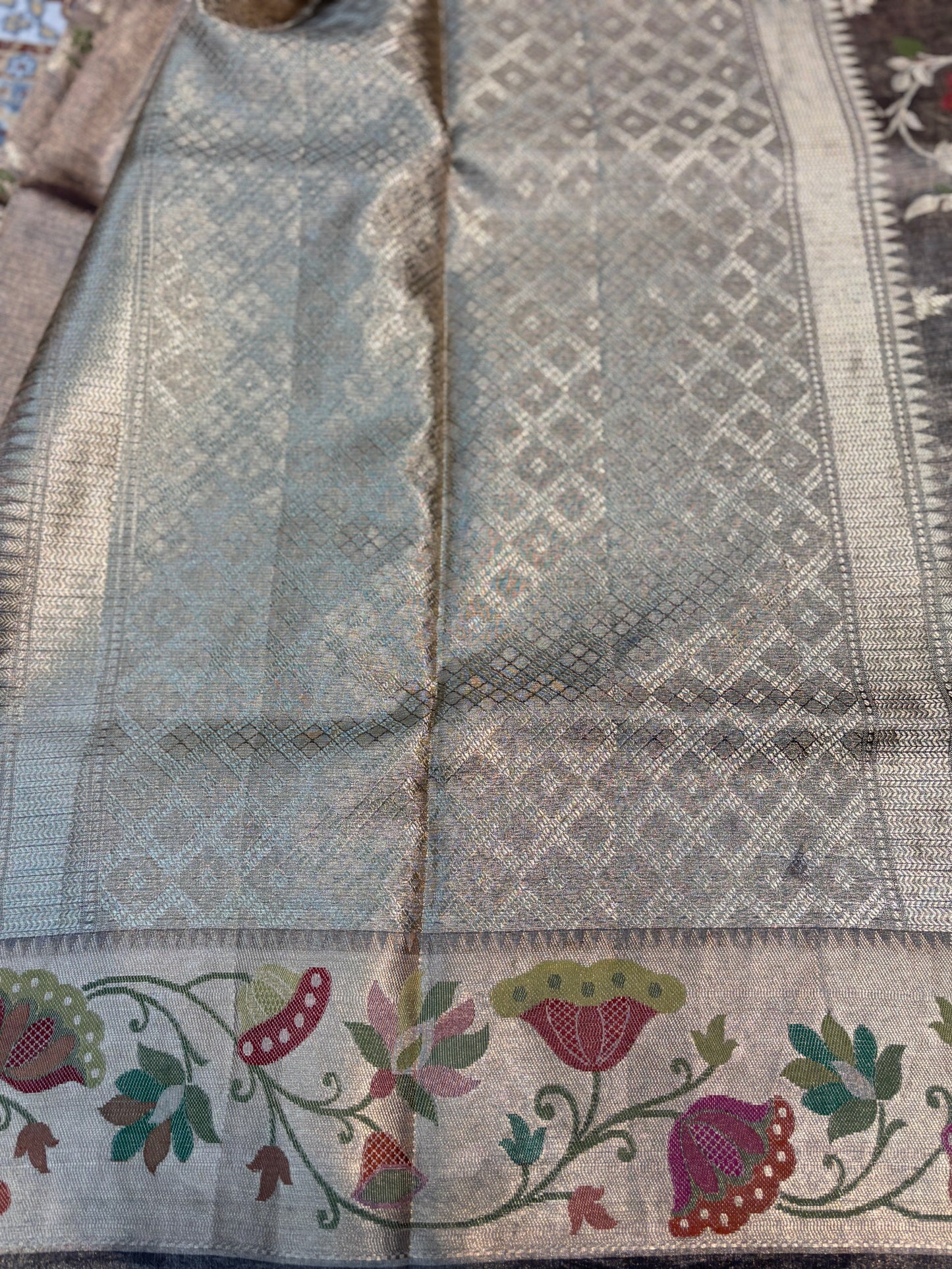 Pure Tissue Kota Paithini Banarasi Handloom Saree