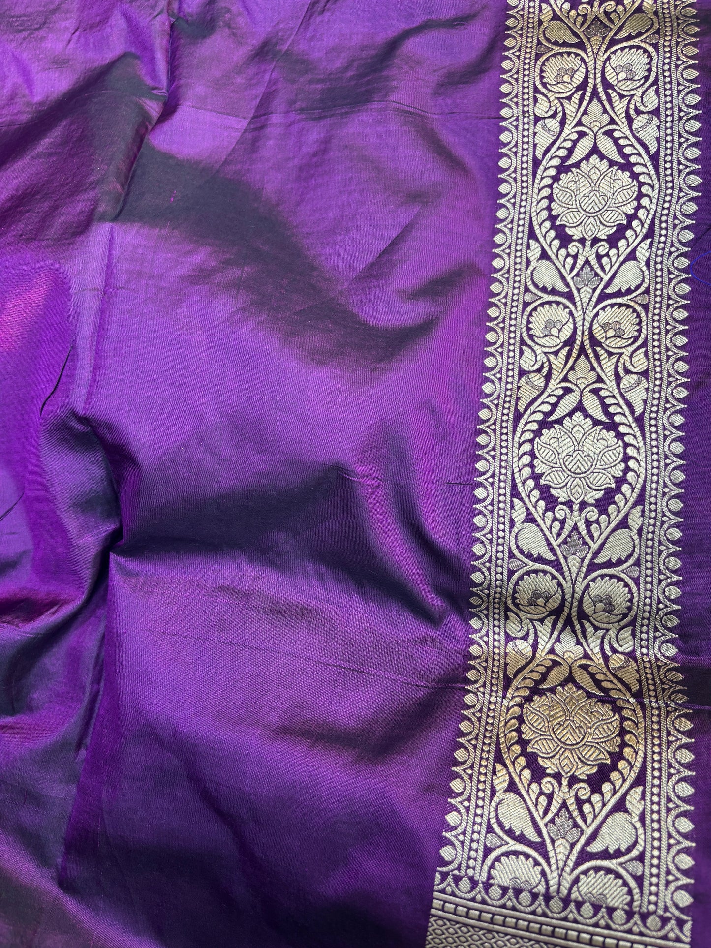 Pure Katan Jangla Meenakari Banarasi Handloom Saree 