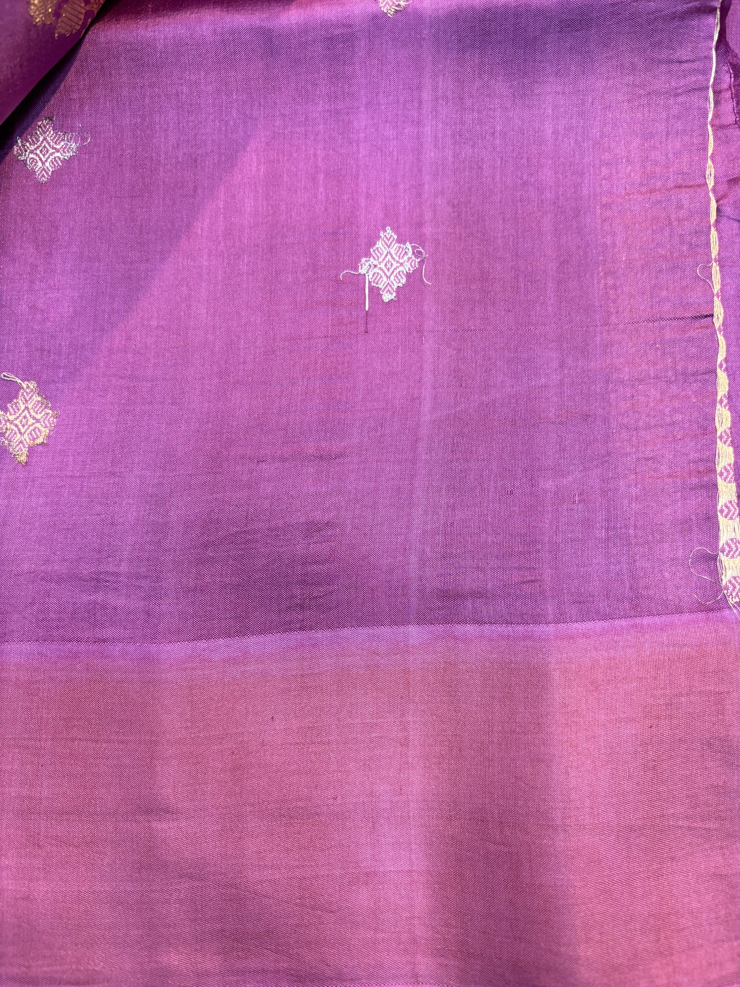 Pure raw mango Rungkaat Banarasi Handloom Saree