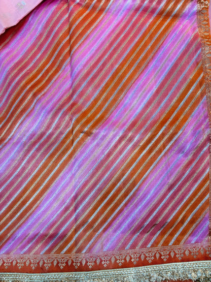 Pure Kora Rungkaat With Border Laces