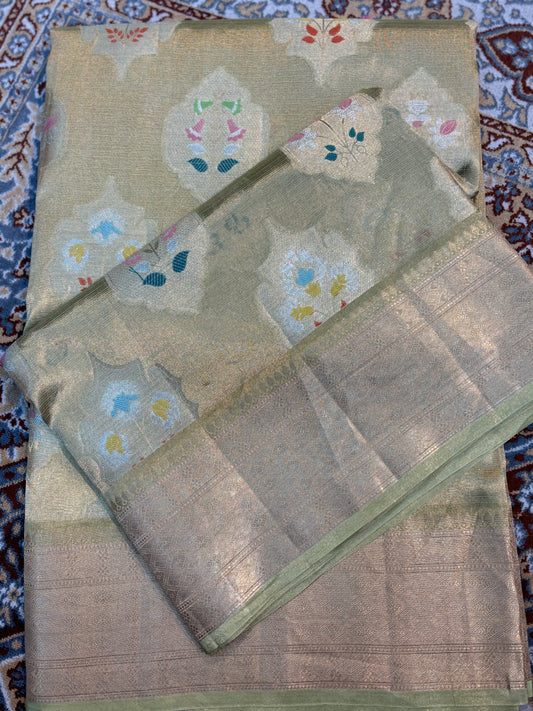 Pure Tissue Kota Paithini Banarasi Handloom Saree
