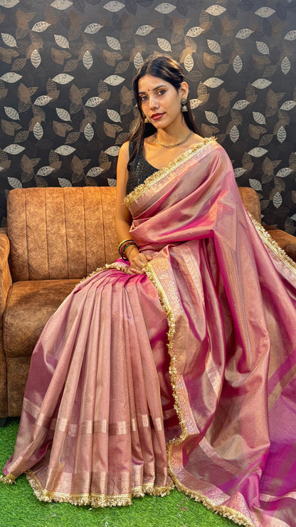 Janhavi Kapoor Saree -Tissue Banarasi