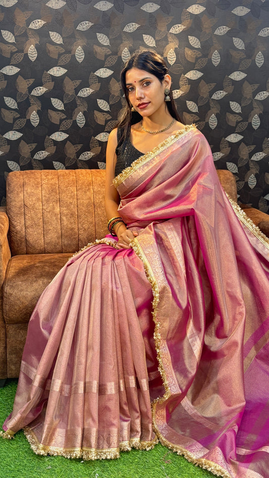 Janhavi Kapoor Saree -Tissue Banarasi