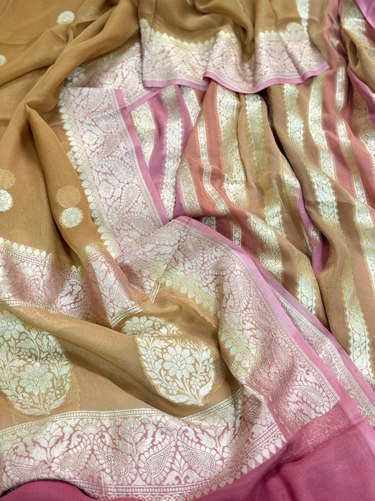 Pure Khaddi Georgette Banarasi Suits Dress Material