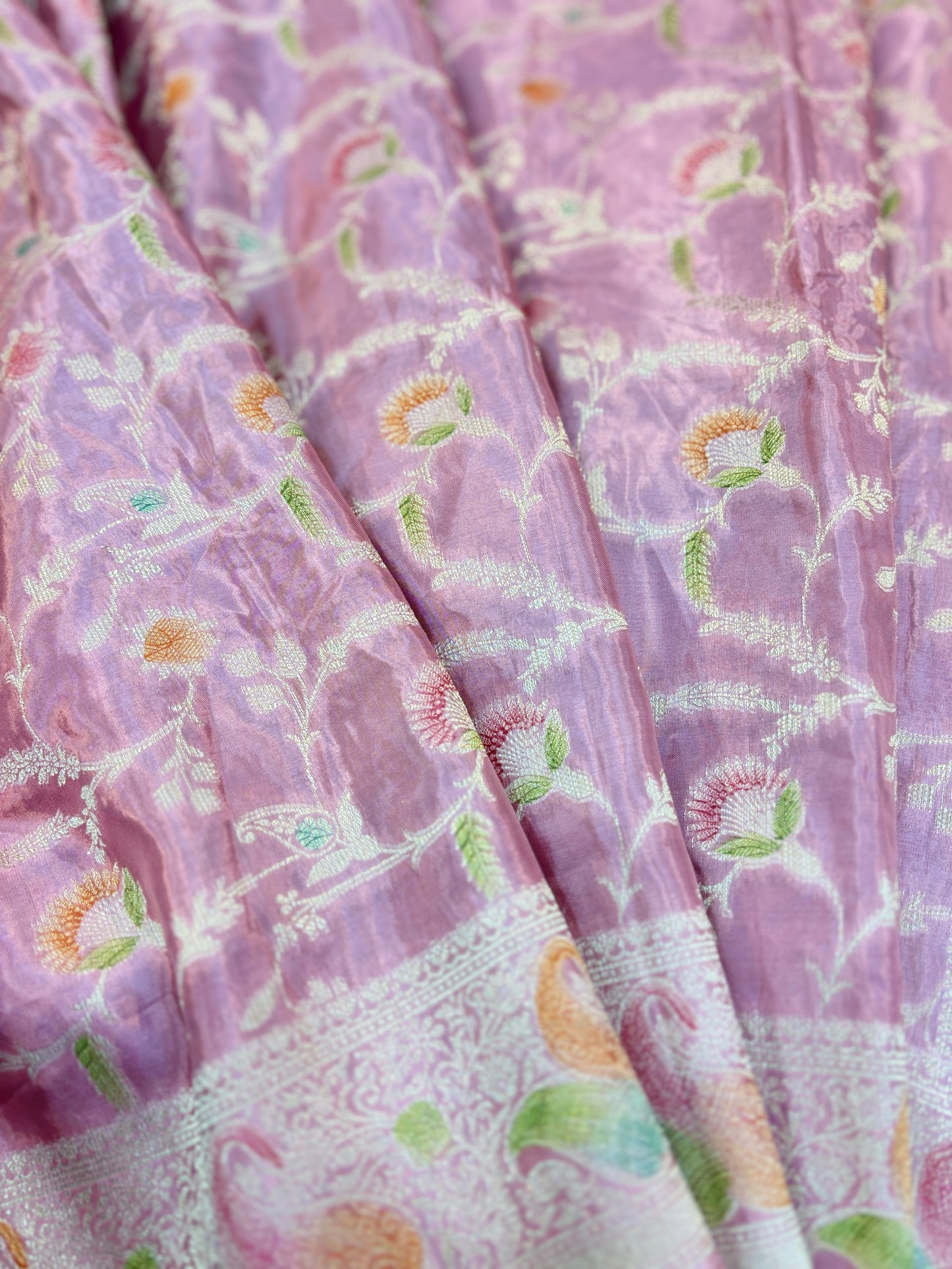 Levender Designer Banarasi saree