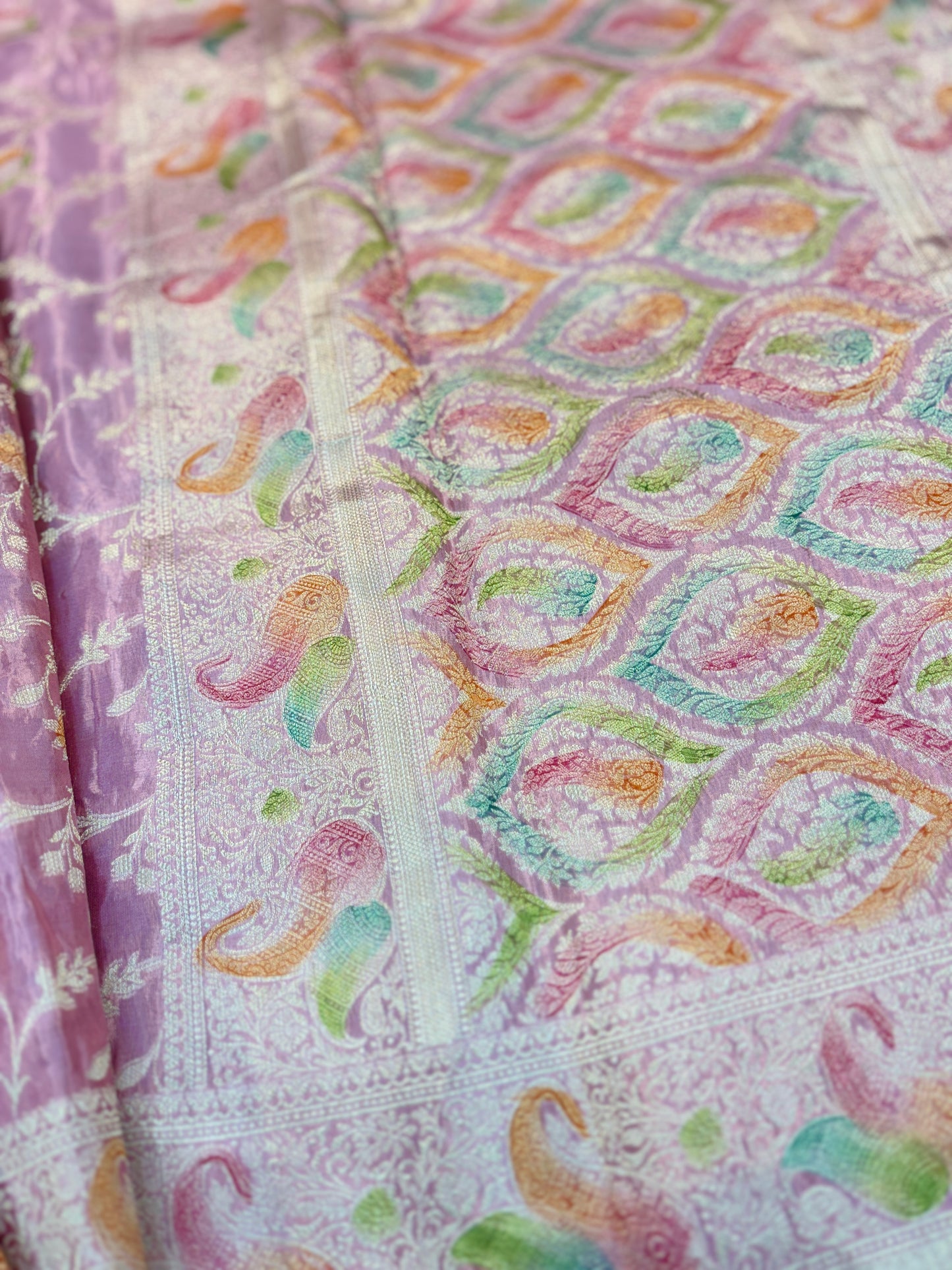 Levender Designer Banarasi saree