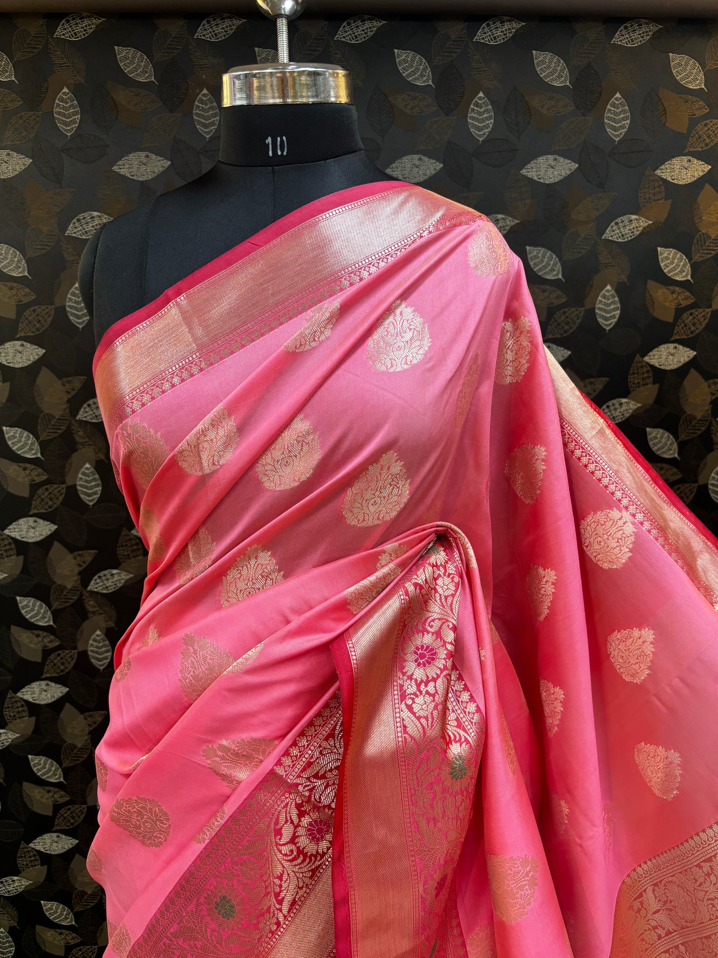 Pinky Semi Katan Banarasi Saree