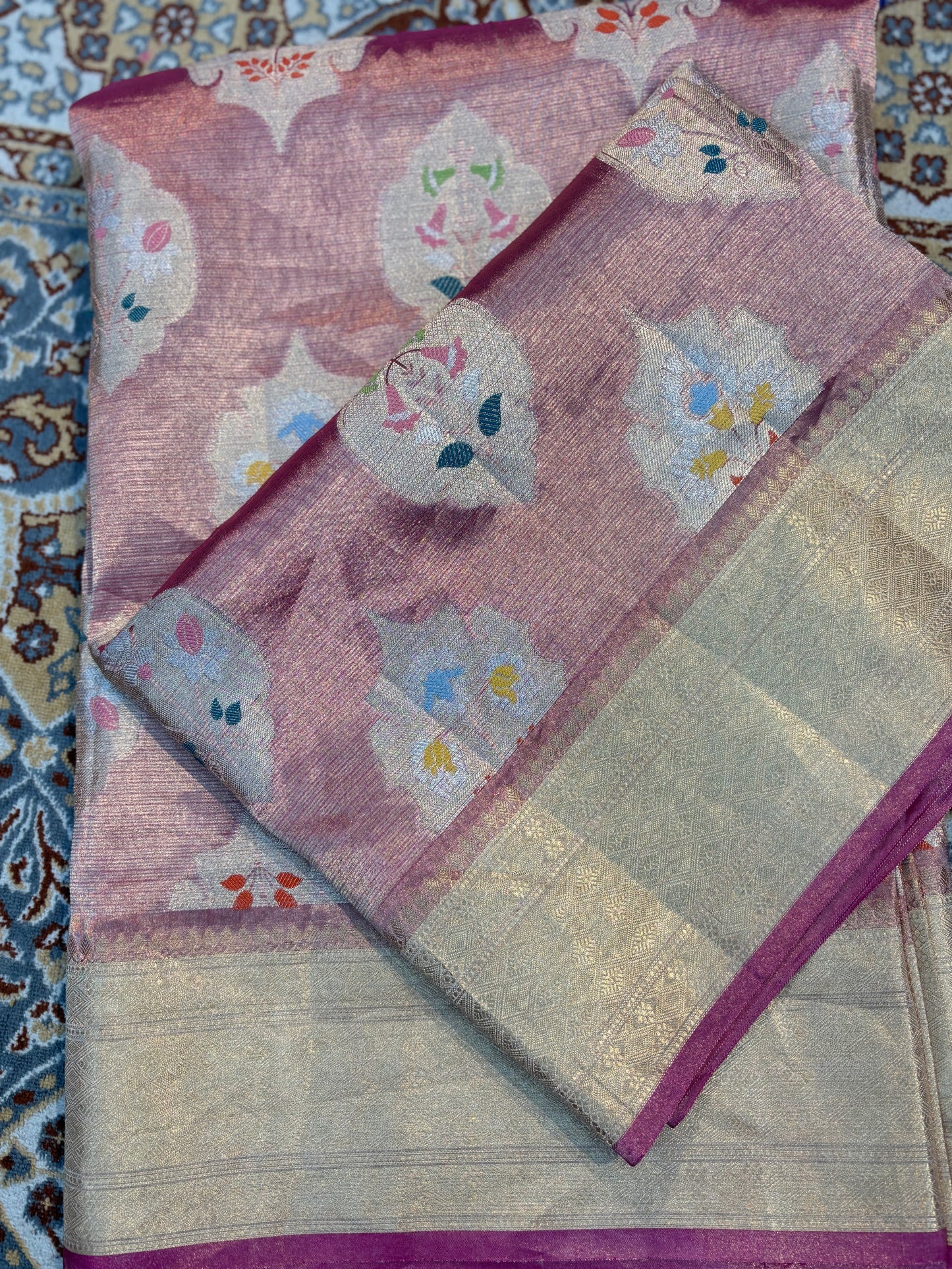 Pure Tissue Kota Paithini Banarasi Handloom Saree