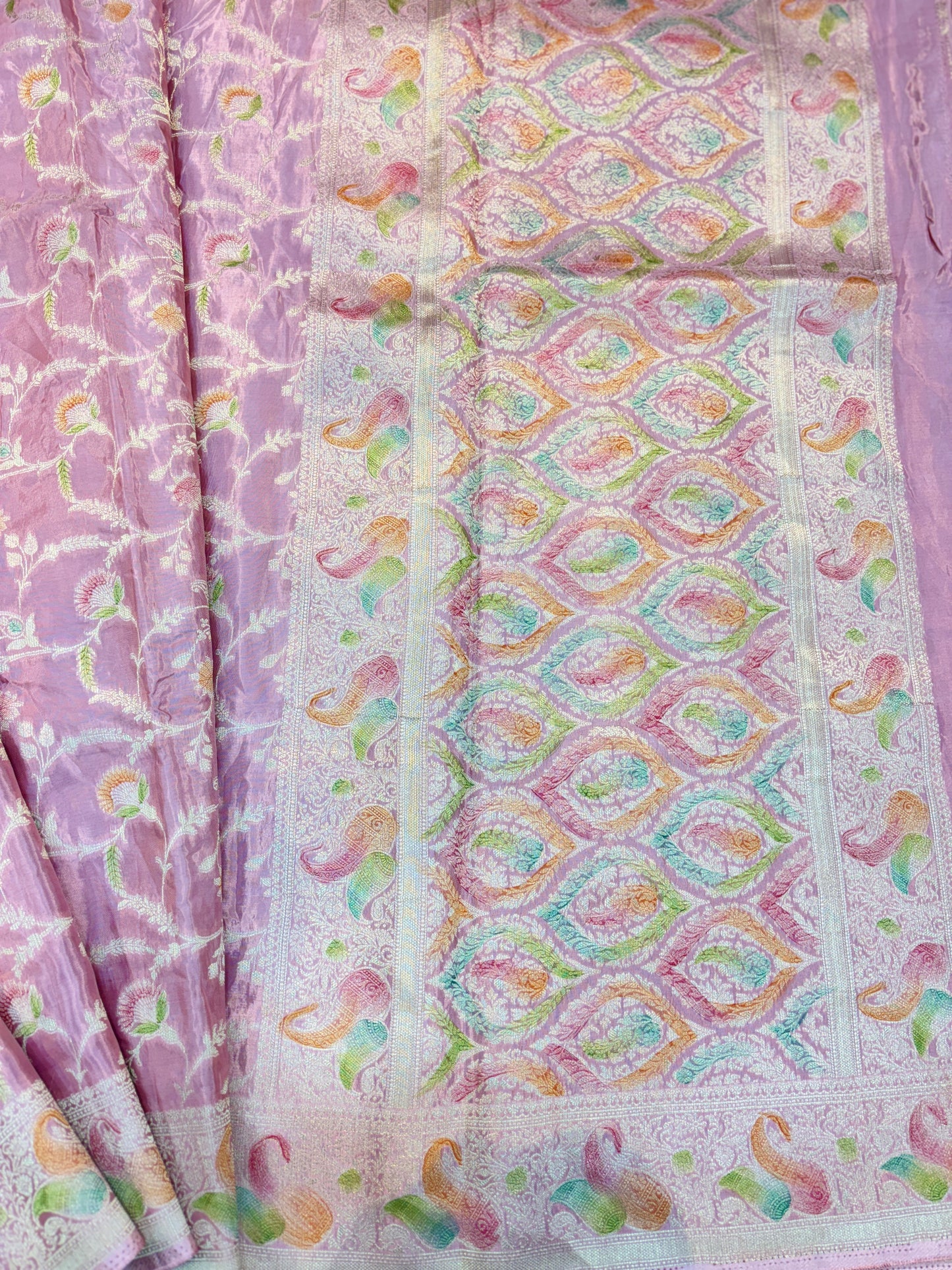 Levender Designer Banarasi saree