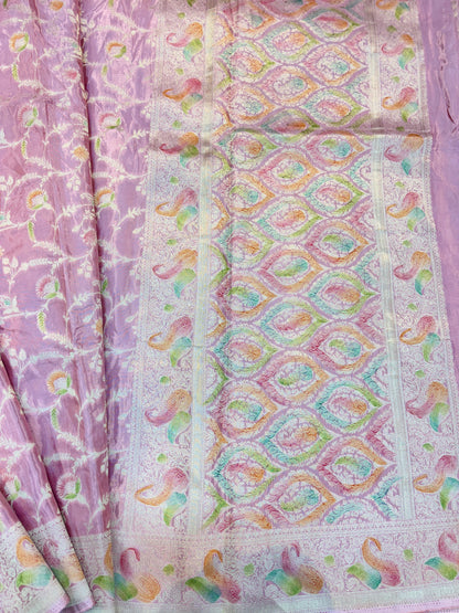 Levender Designer Banarasi saree