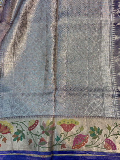 Pure Tissue Kota Paithini Banarasi Handloom Saree