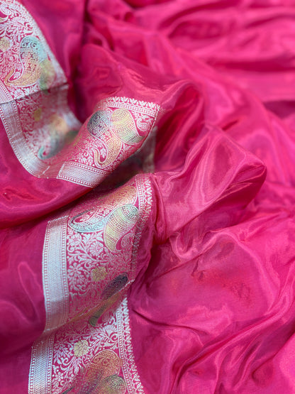 Red designer, Banarasi Handloom Sari