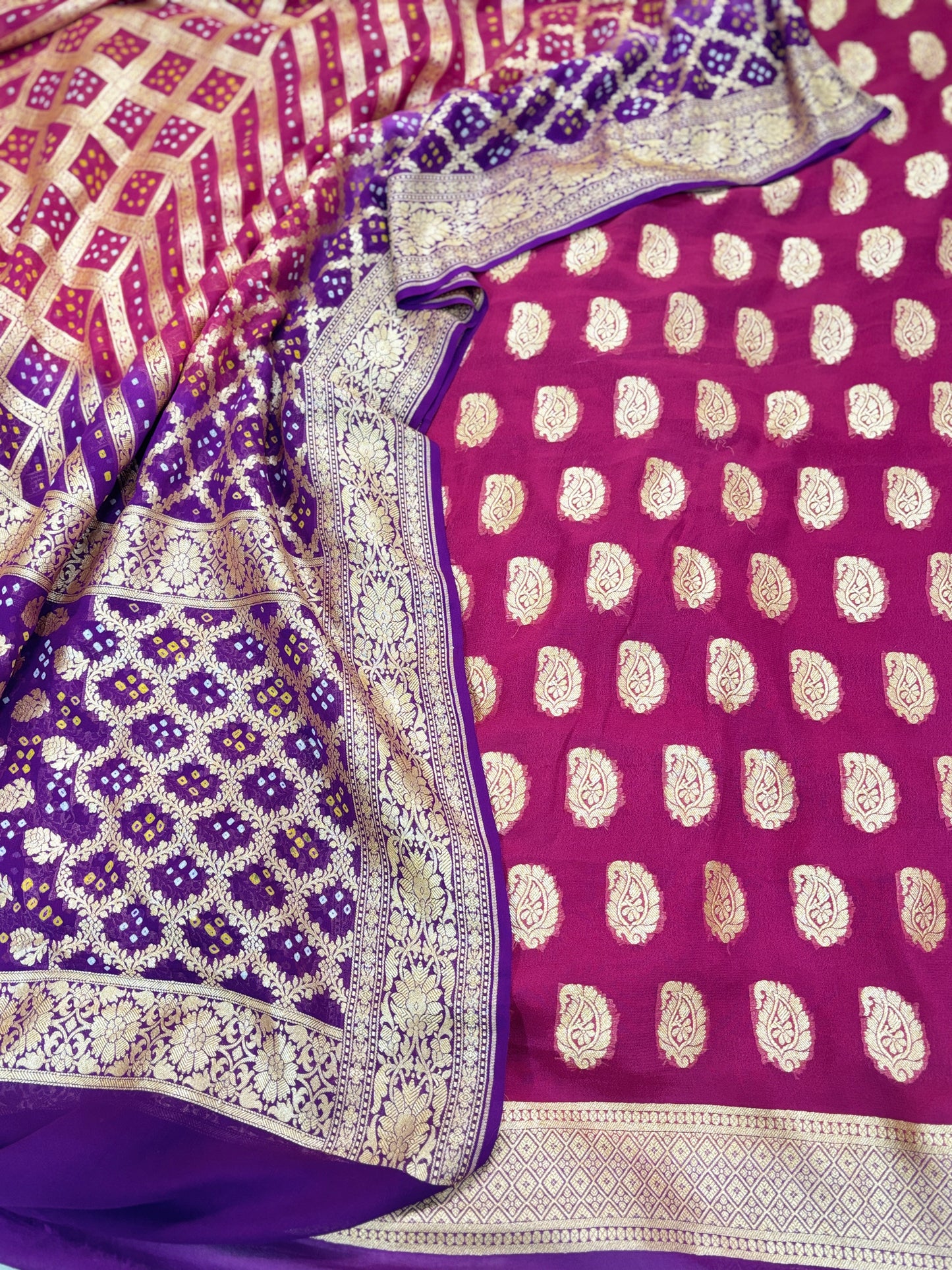 Pure Khaddi Georgette Banarasi Suits Dress Material