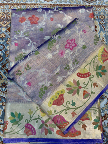 Pure Tissue Kota Paithini Banarasi Handloom Saree