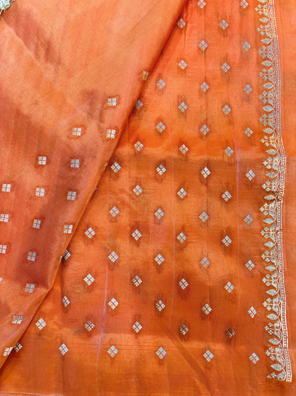 Pure Kora Rungkaat With Border Laces