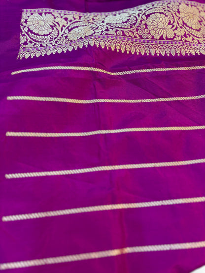 Exclusive White Pure Katan Iktara Handloom Saree