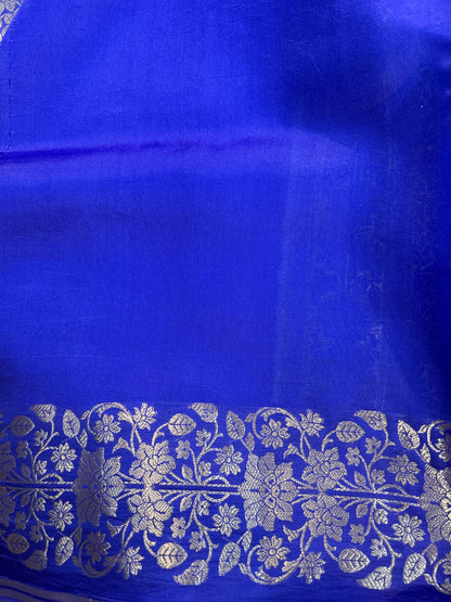 Pure Raw Mango Cutwork Bananas Handloom Sari 
