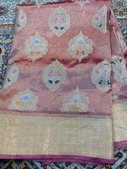 Pure Tissue Kota Paithini Banarasi Handloom Saree