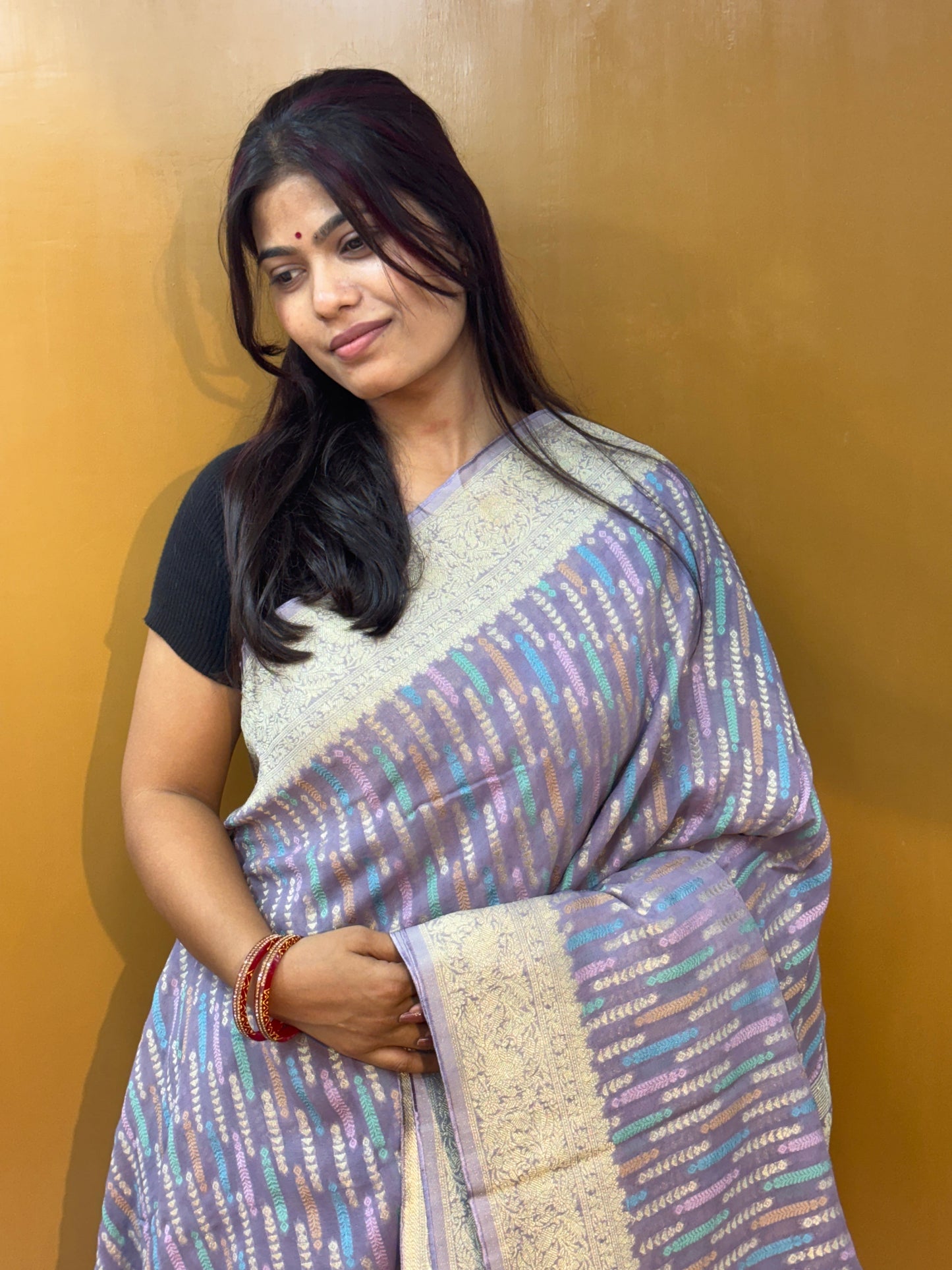 Premium Khaddi Georgette Banarasi Saree 