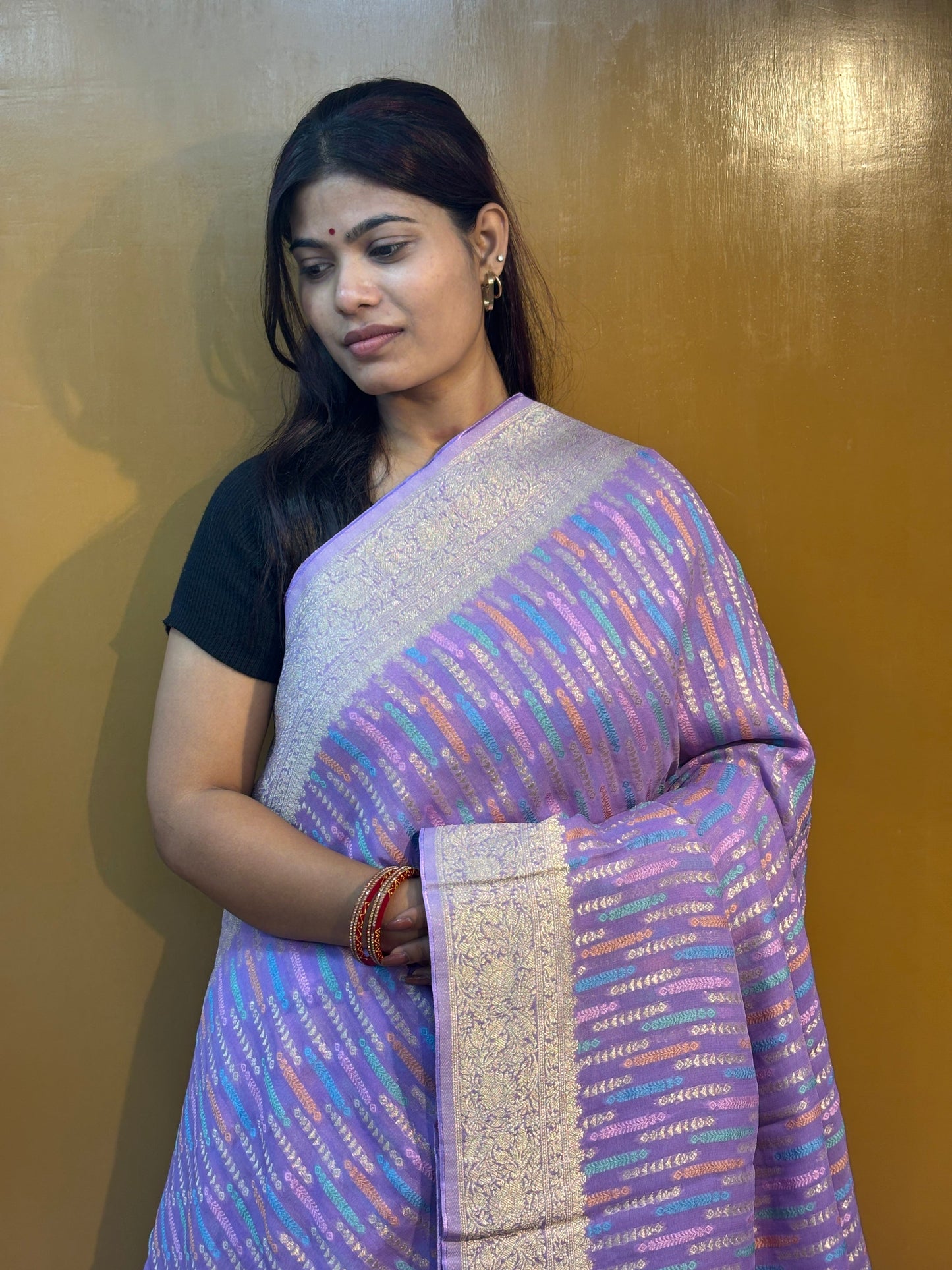 Premium Khaddi Georgette Banarasi Saree 