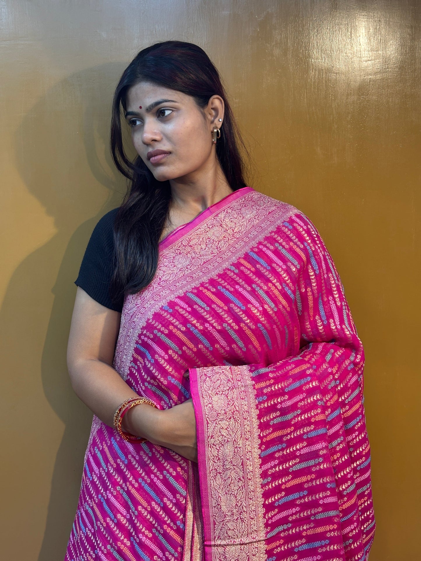 Premium Khaddi Georgette Banarasi Saree 